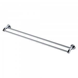 Kaya Double Towel Rail, 600mm, Chrome